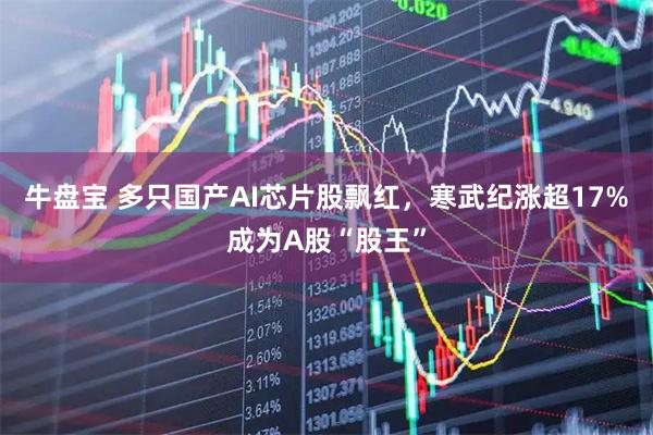 牛盘宝 多只国产AI芯片股飘红，寒武纪涨超17%成为A股“股王”