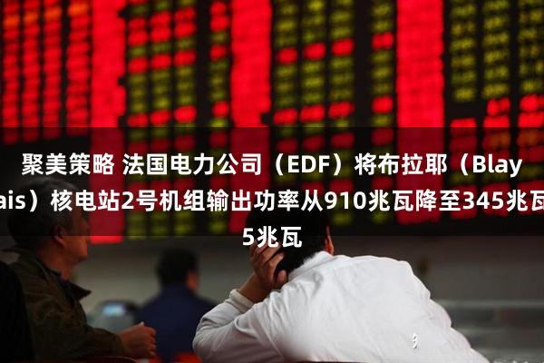 聚美策略 法国电力公司（EDF）将布拉耶（Blayais）核电站2号机组输出功率从910兆瓦降至345兆瓦